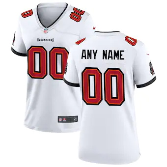 womens nike tampa bay buccaneers white custom game jersey_p